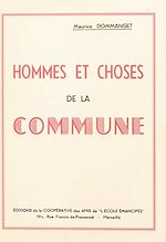 Télécharger le livre :  Hommes et choses de la Commune