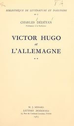 Télécharger le livre :  Victor Hugo et l'Allemagne (2)