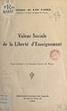 Télécharger le livre :  Valeur sociale de la liberté d'enseignement