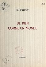 Download this eBook De rien comme un monde