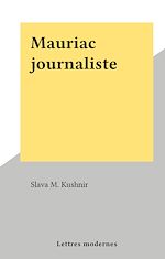 Télécharger le livre :  Mauriac journaliste