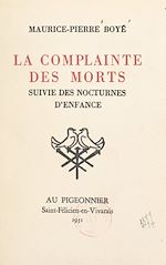 Télécharger le livre :  La complainte des morts