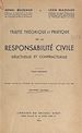 Télécharger le livre :  Traité théorique et pratique de la responsabilité civile délictuelle et contractuelle (2)