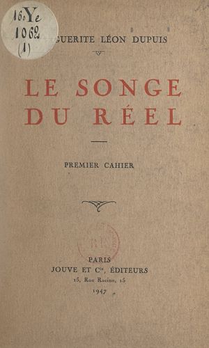 Téléchargez le livre :  Le songe du réel (1)