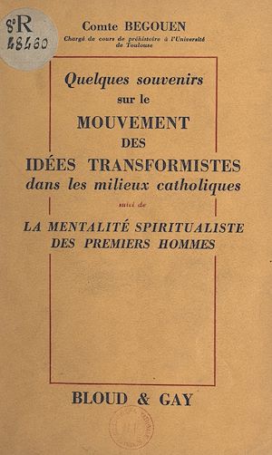 Download the eBook: Quelques souvenirs sur le mouvement des idées transformistes dans les milieux catholiques