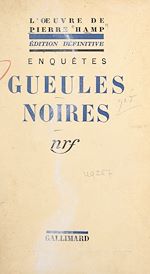 Télécharger le livre :  Gueules noires