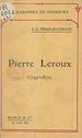 Télécharger le livre :  Pierre Leroux (1797-1871)