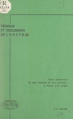 Télécharger le livre :  Valeur alimentaire de deux aliments de base africains : le manioc et le sorgho