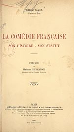 Télécharger le livre :  La Comédie française