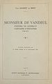 Télécharger le livre :  Monsieur de Vandeul, gendre de Diderot, capitaine d'industrie, 1746-1813
