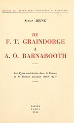 Télécharger le livre :  De F. T. Graindorge à A. O. Barnabooth