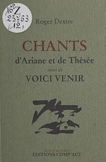 Télécharger le livre :  Chants d'Ariane et de Thésée