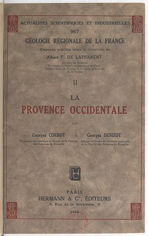 Téléchargez le livre :  La Provence occidentale (2)