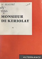 Download this eBook Monsieur de Keriolay