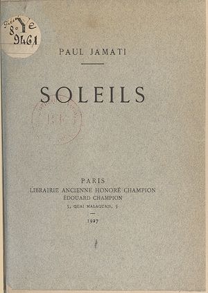 Téléchargez le livre :  Soleils