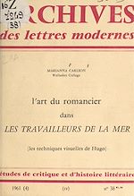 Télécharger le livre :  L'art du romancier dans "Les travailleurs de la mer"
