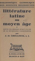 Télécharger le livre :  Littérature latine au Moyen Âge