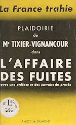 Télécharger le livre :  La France trahie