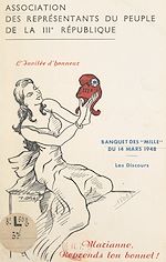 Télécharger le livre :  Banquet des "Mille" du 14 mars 1948