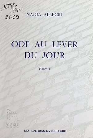 Téléchargez le livre :  Ode au lever du jour