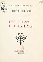 Télécharger le livre :  D'un étrange domaine
