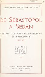 Télécharger le livre :  De Sébastopol à Sedan
