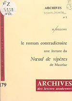 Télécharger le livre :  Le roman contradictoire