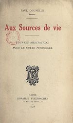 Télécharger le livre :  Aux sources de vie