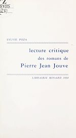 Télécharger le livre :  Lecture critique des romans de Pierre Jean Jouve