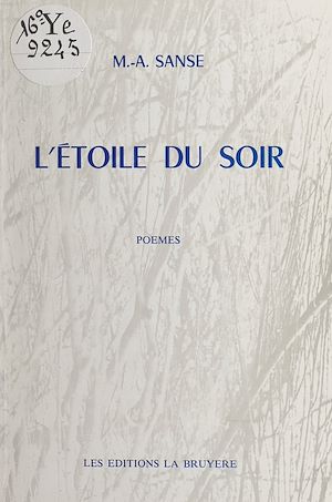 Téléchargez le livre :  L'étoile du soir