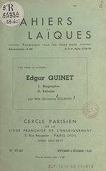Télécharger le livre :  Edgar Quinet
