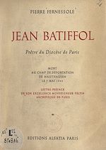 Télécharger le livre :  Jean Batiffol