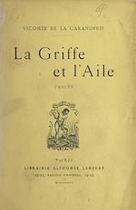 Télécharger le livre :  La griffe et l'aile