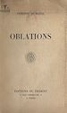 Télécharger le livre :  Oblations