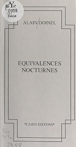 Télécharger le livre :  Équivalences nocturnes