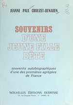 Télécharger le livre :  Souvenirs d'une jeune fille bête