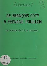 Download this eBook De François Coty à Fernand Pouillon