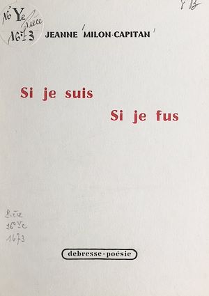 Téléchargez le livre :  Si je suis, si je fus