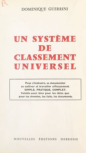 Téléchargez le livre :  Un système de classement universel