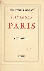 Télécharger le livre :  Paysages de Paris