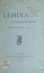 Télécharger le livre :  Léhina, la corinthienne