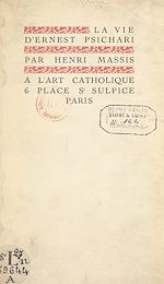 Télécharger le livre :  La vie d'Ernest Psichari