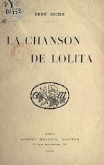 Télécharger le livre :  La chanson de Lolita