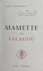 Télécharger le livre :  Mamette de Salagou
