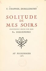 Télécharger le livre :  Solitude de mes soirs