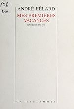 Télécharger le livre :  Mes premières vacances