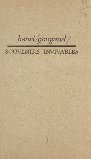 Download the eBook: Souvenirs invivables