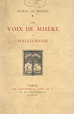 Télécharger le livre :  Les voix de misère et d'allégresse