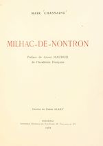 Télécharger le livre :  Milhac-de-Nontron