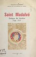 Télécharger le livre :  Saint Madalvé, évêque de Verdun, 744-777